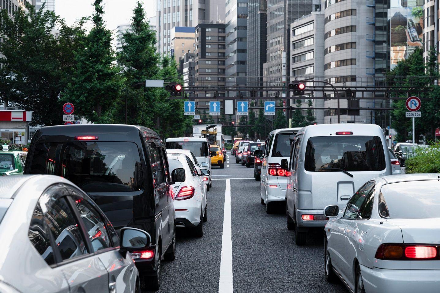 trafico congestionado